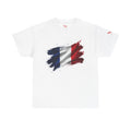 T-Shirt mit Frankreich-Flagge | Bleu Blanc Rouge Fußballwappen